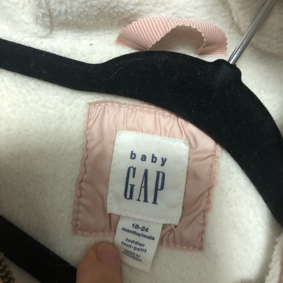 Pink puffer coat - Picture 5 of 6